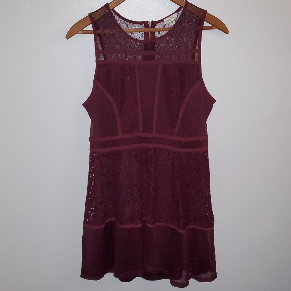 *Mason & Belle* Patchwork Sheer Lace Net Dress - Picture 4 of 7